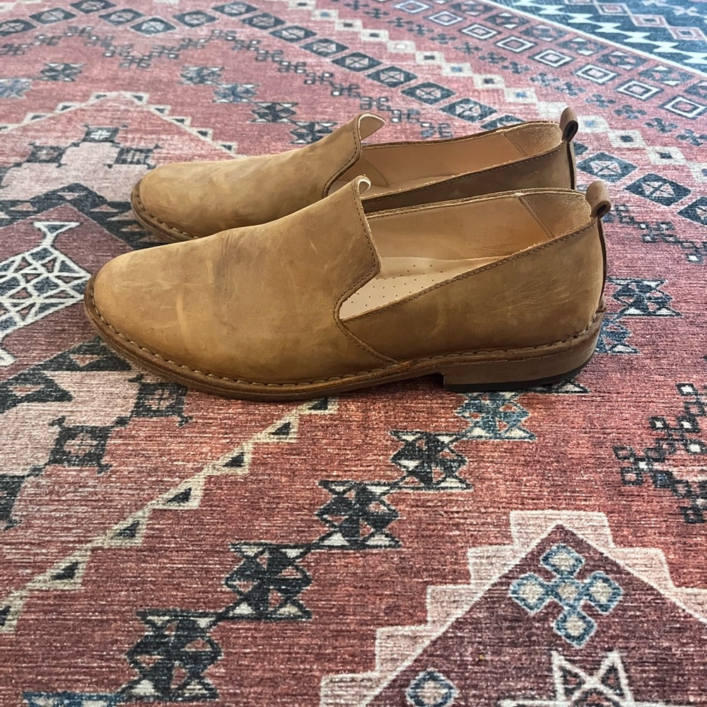 Astorflex Italian Pantoflex loafer in tan Nubuck